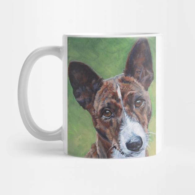 Basenji Fine Art Painting by LASHEPARD